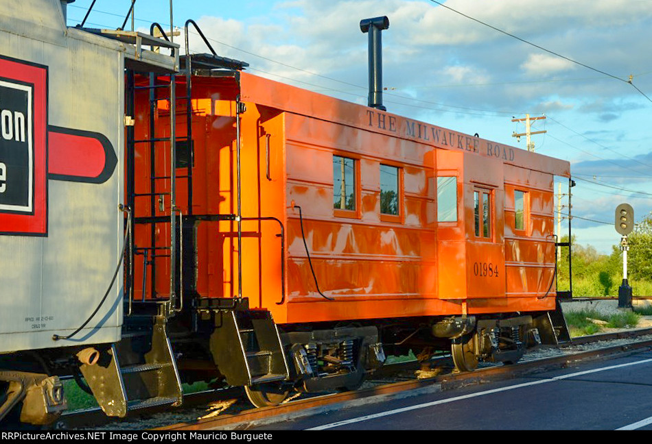 Chicago Milwaukee St. Paul & Pacific (Milwaukee Road) Steel Bay Window Caboose